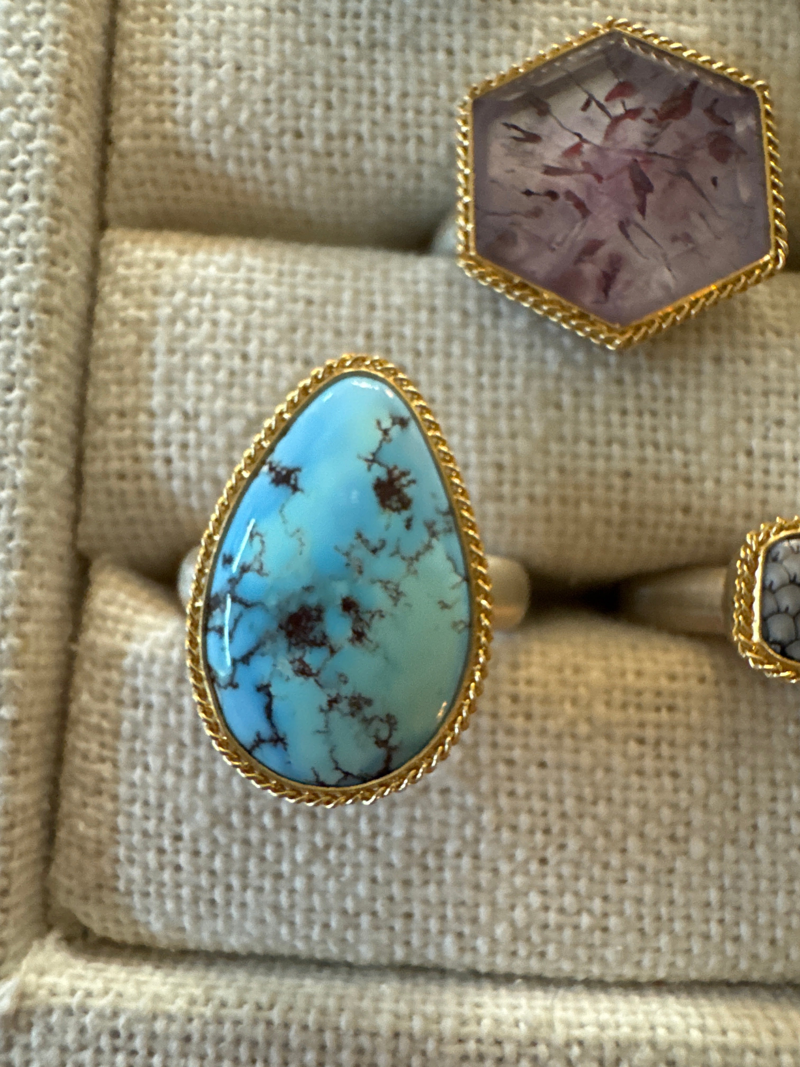 Amali turquoise ring