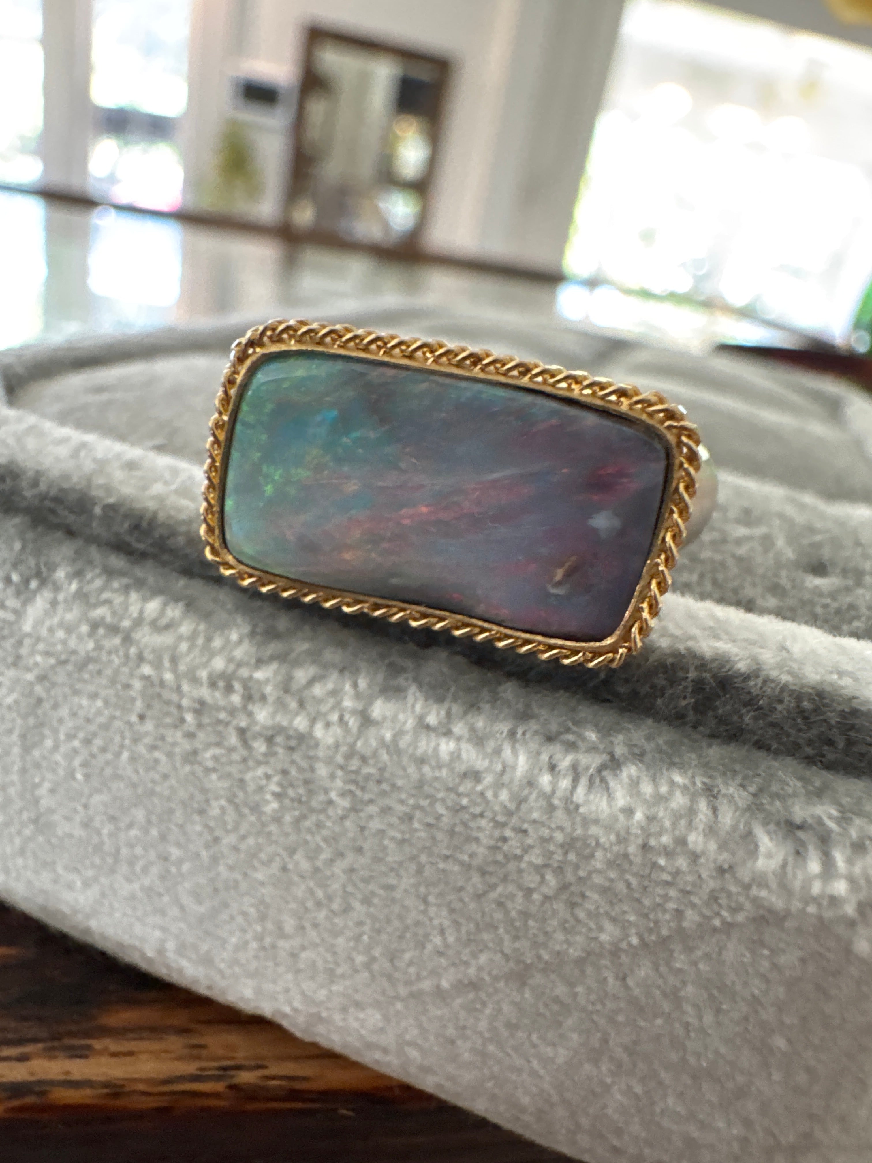 Amali opal ring 4.57ctw