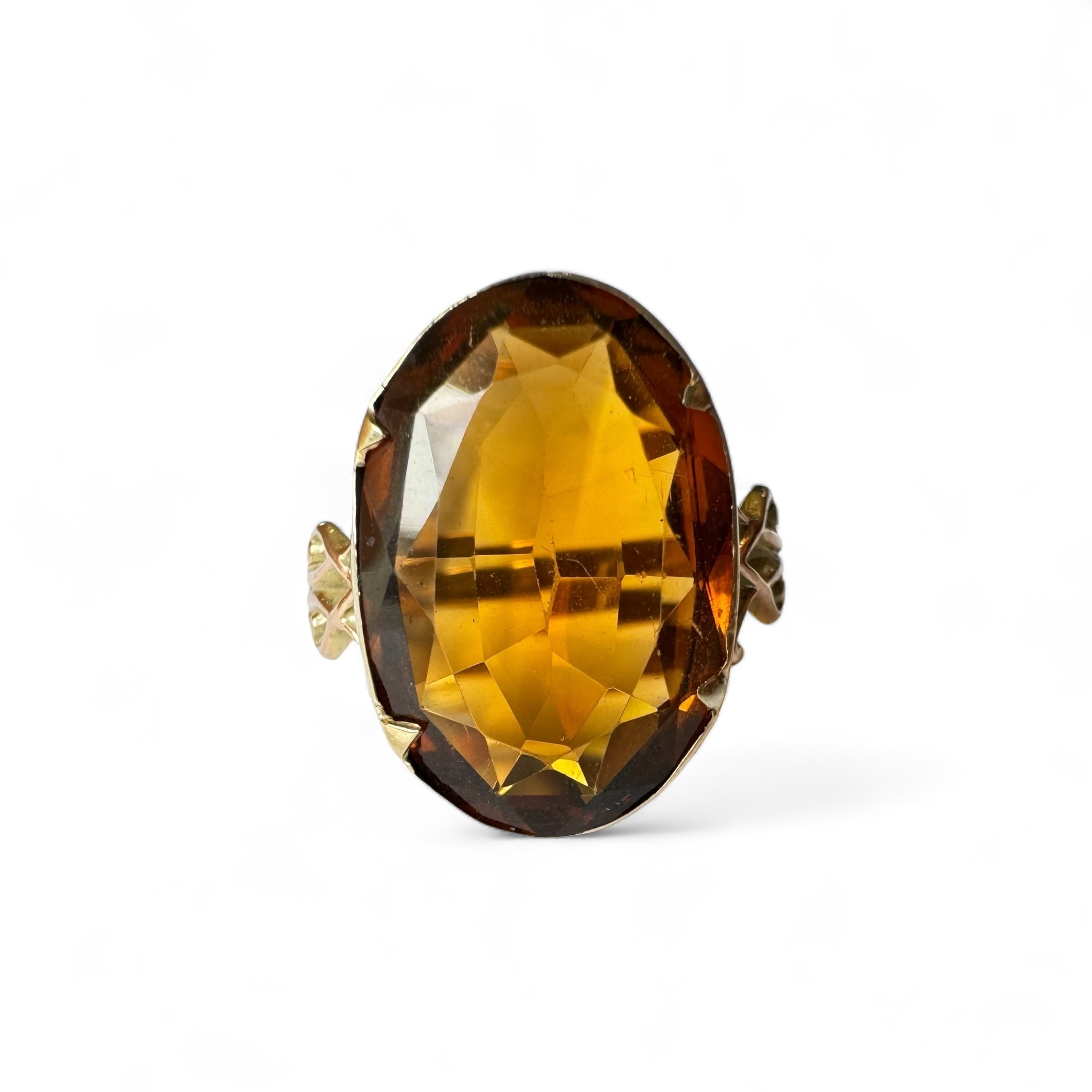 Whiskey Citrine Ring