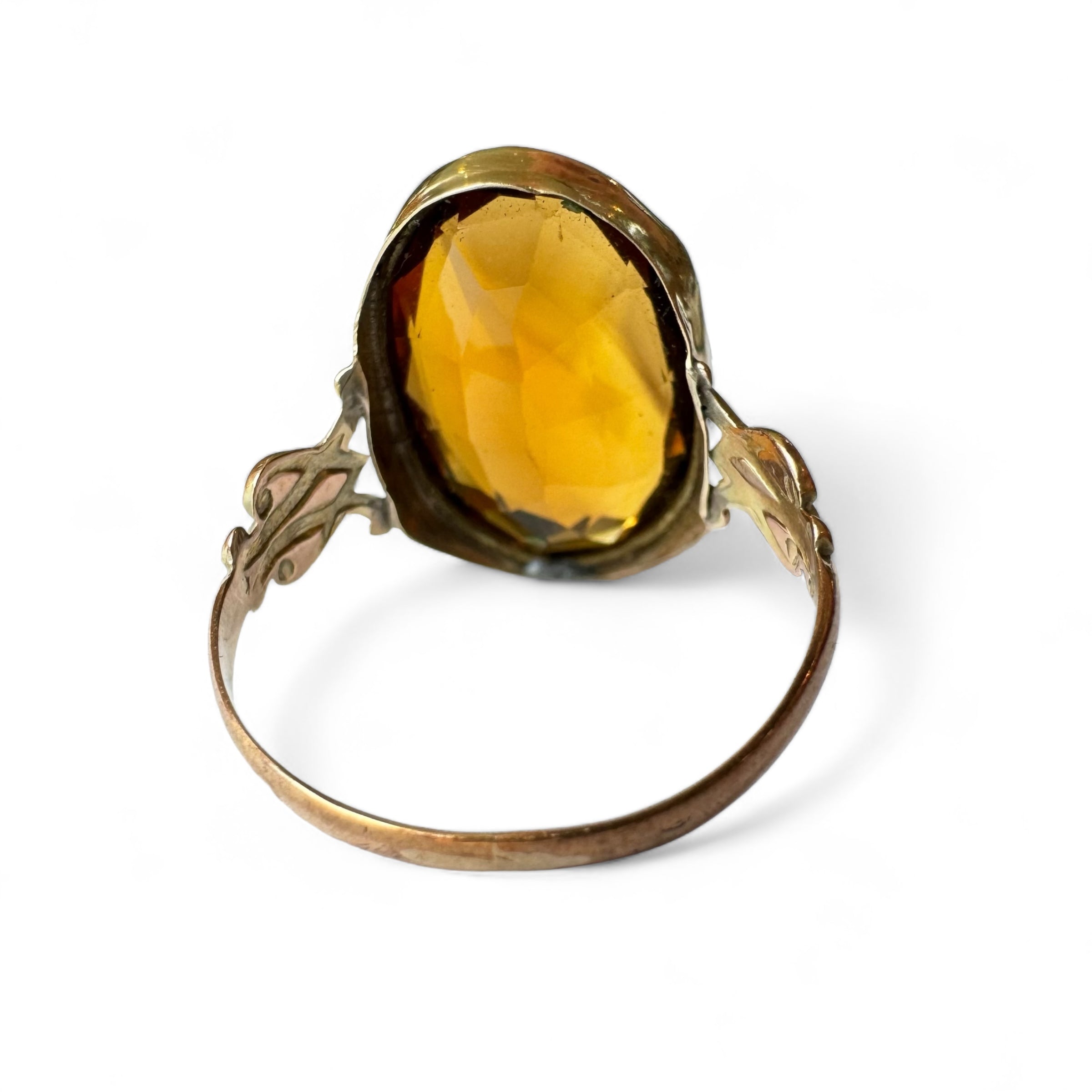 Whiskey Citrine Ring