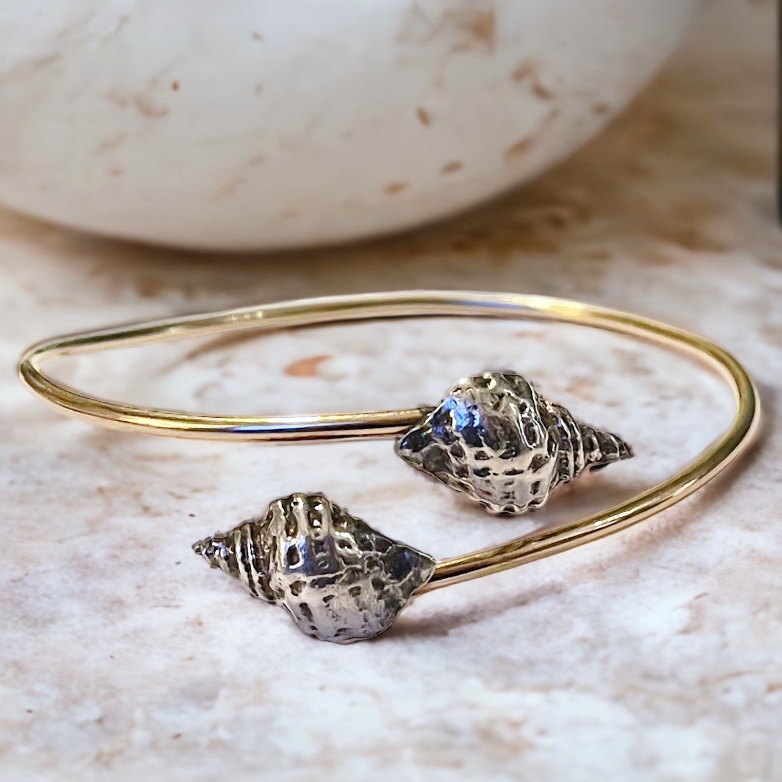 Double Spiral Bypyass Bracelet