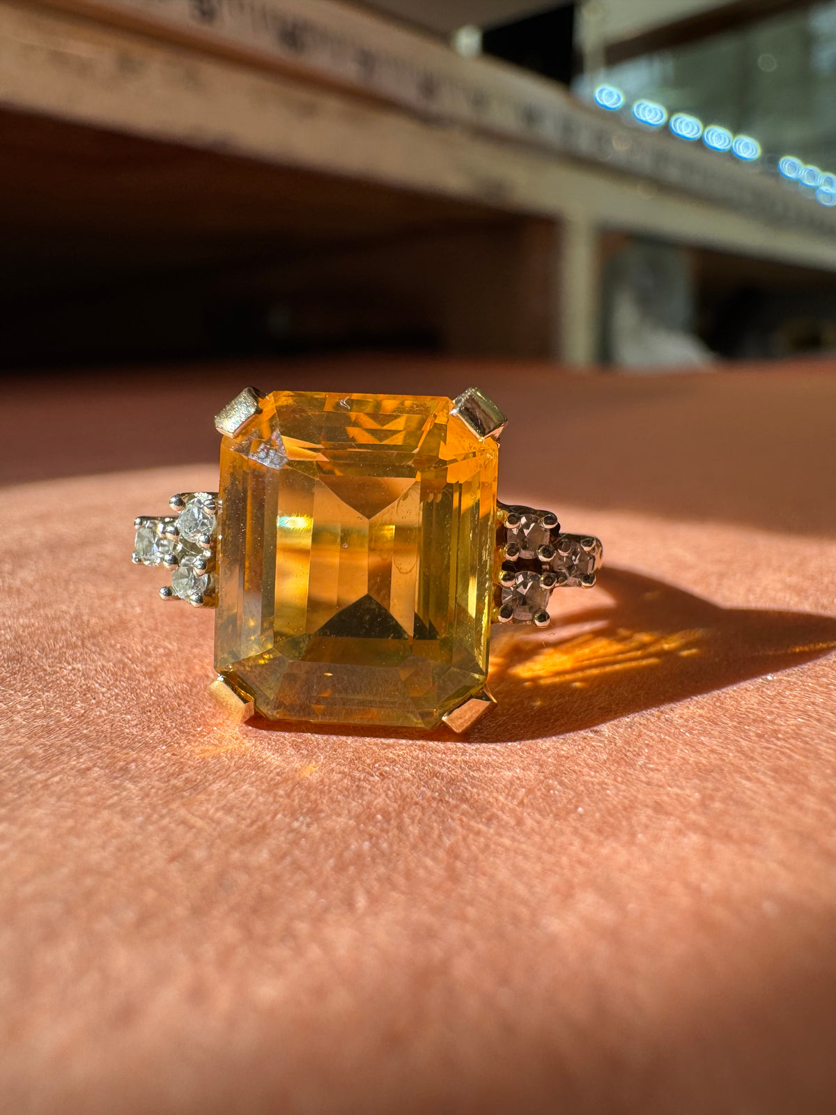 Cirtine and diamond ring c.1960
