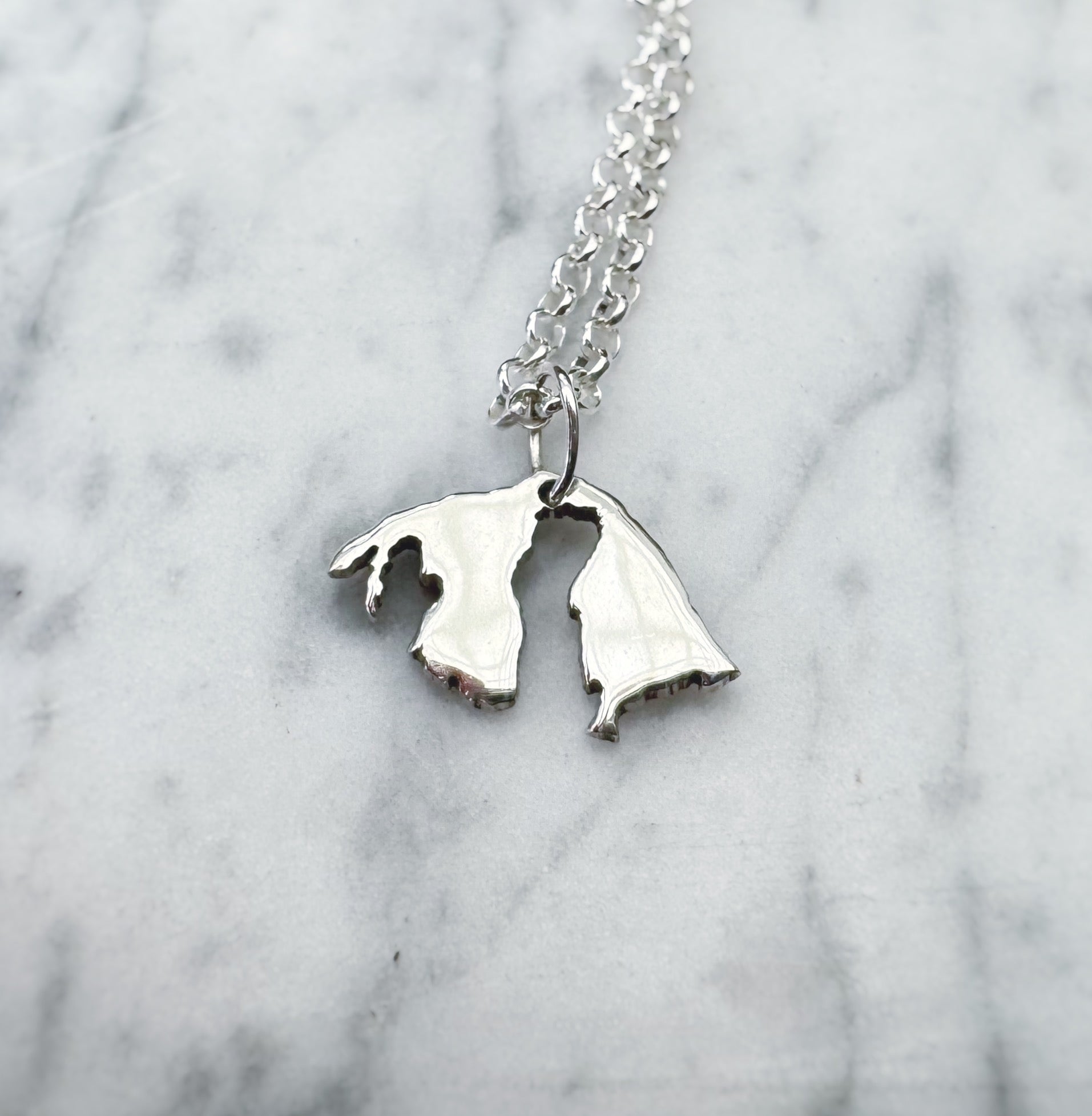 Mini Orcas Island Pendant Silver