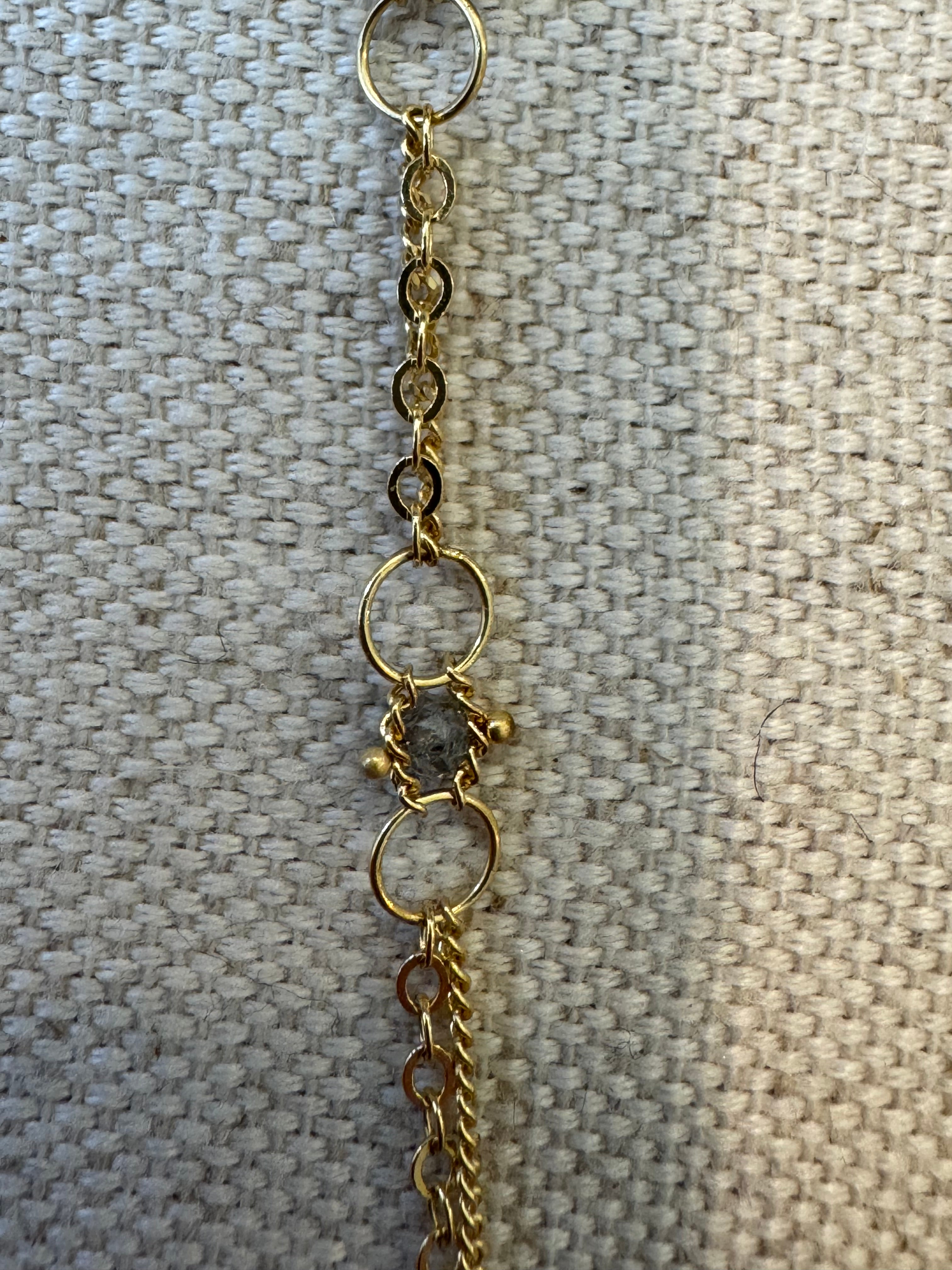 46296 Amali Whisper Chain Bracelet Approx. .6 cts. Grey Diamond, 18k (two Types of chain)