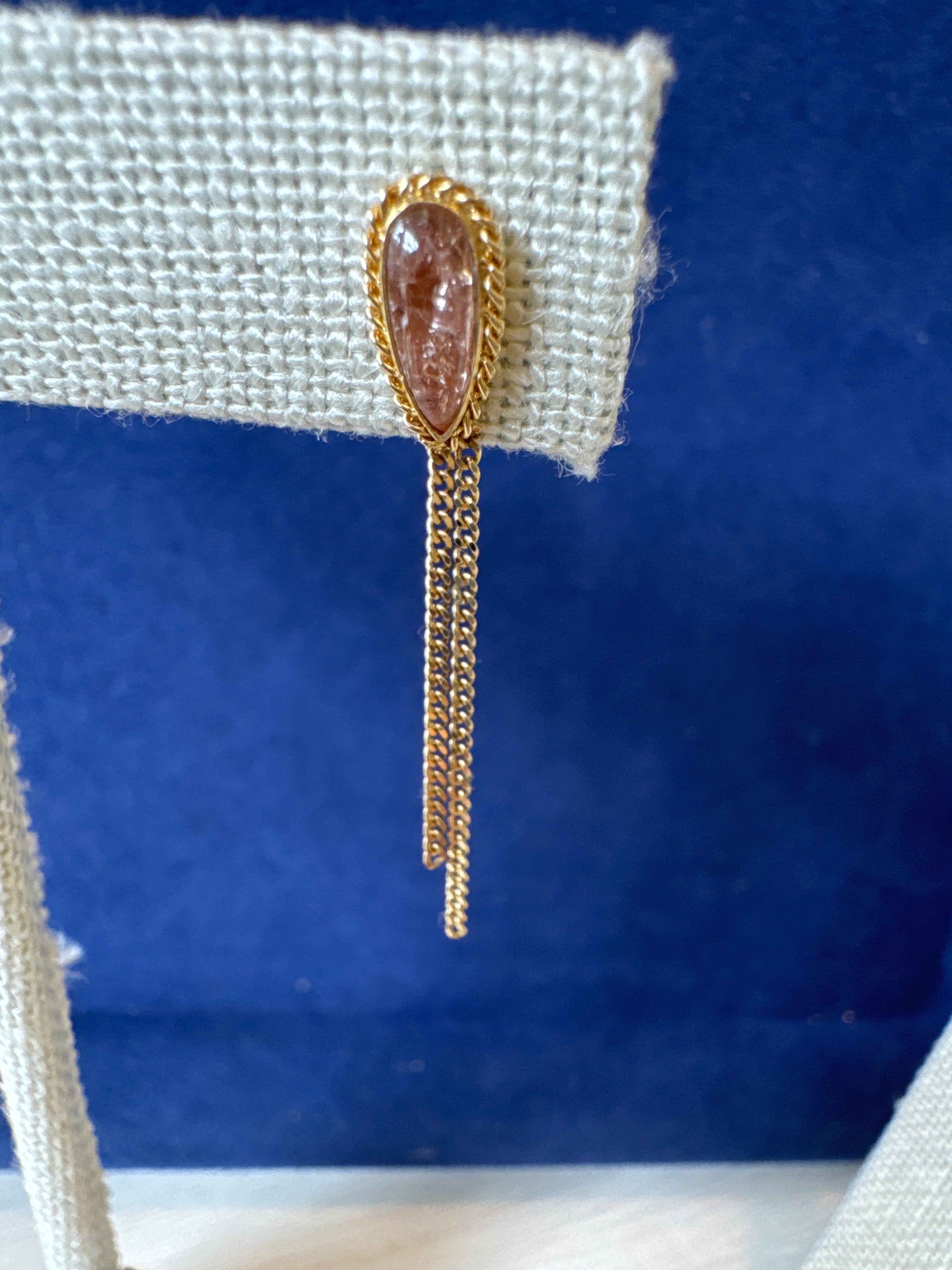46285 amali imperial topaz 1.42 ctw earrings with gold dangle