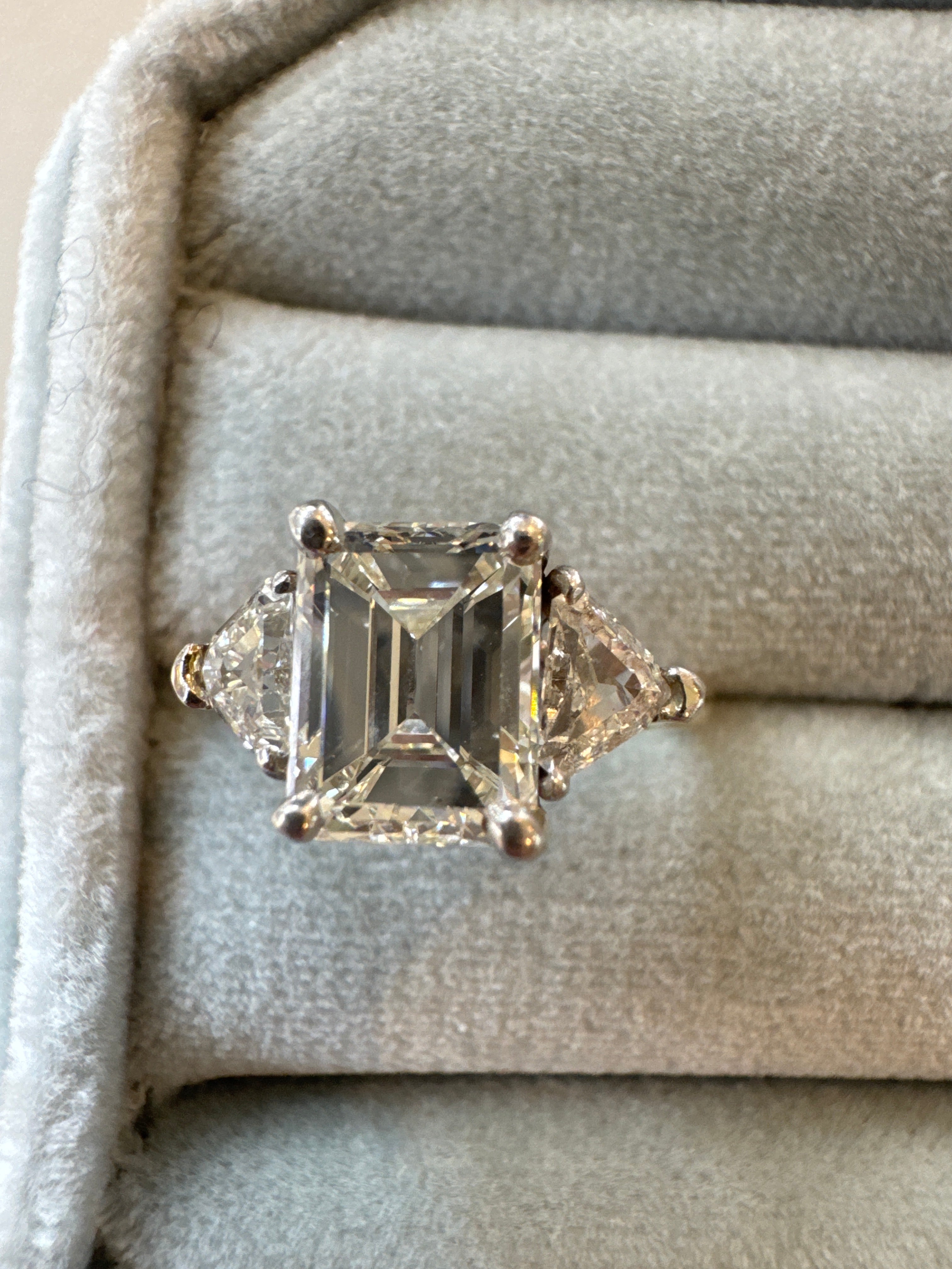 Emerald cut diamond ring 2.33 ctw *check with Gemma before selling*