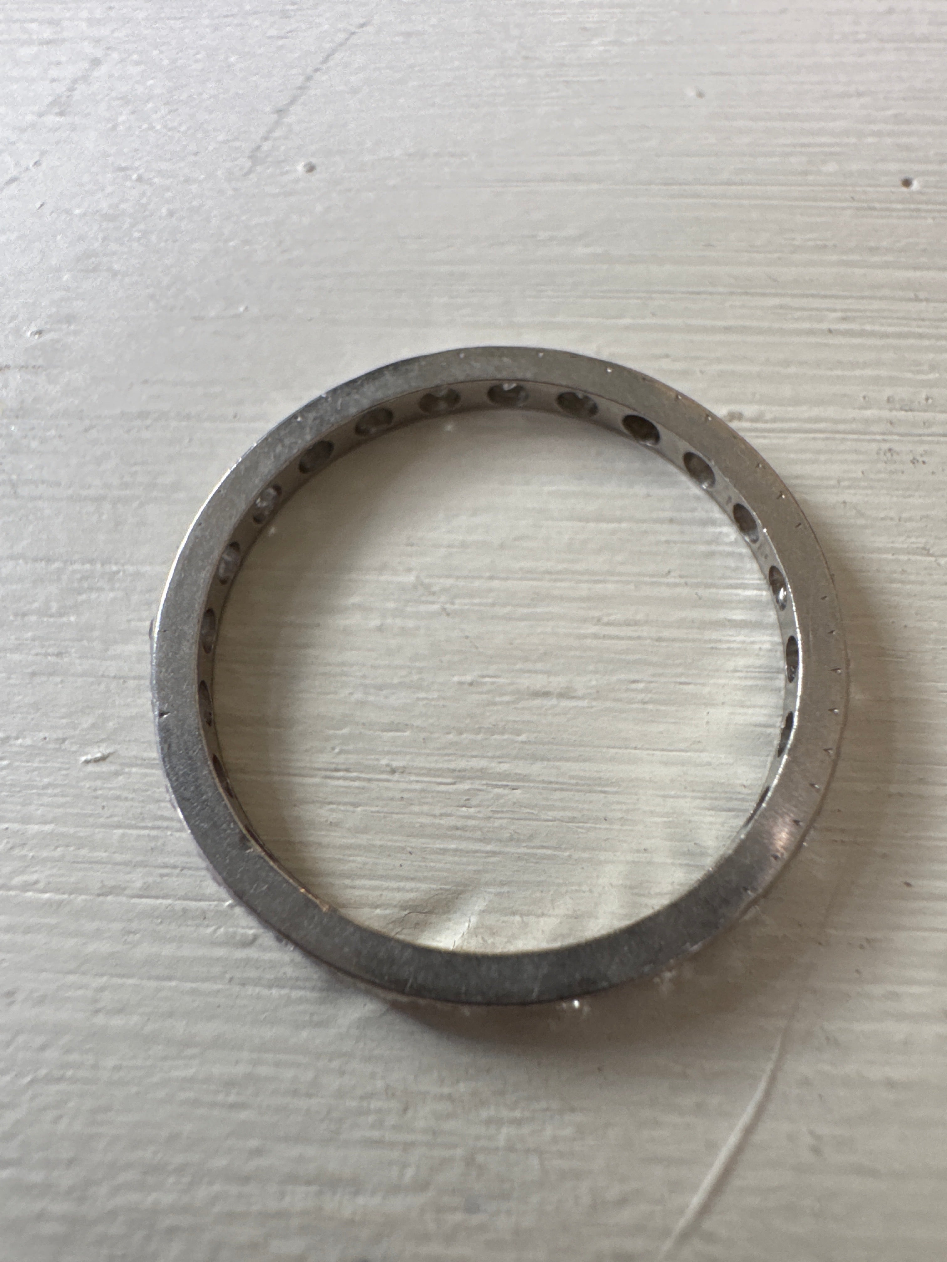Platinum eternity band c.1920 46214