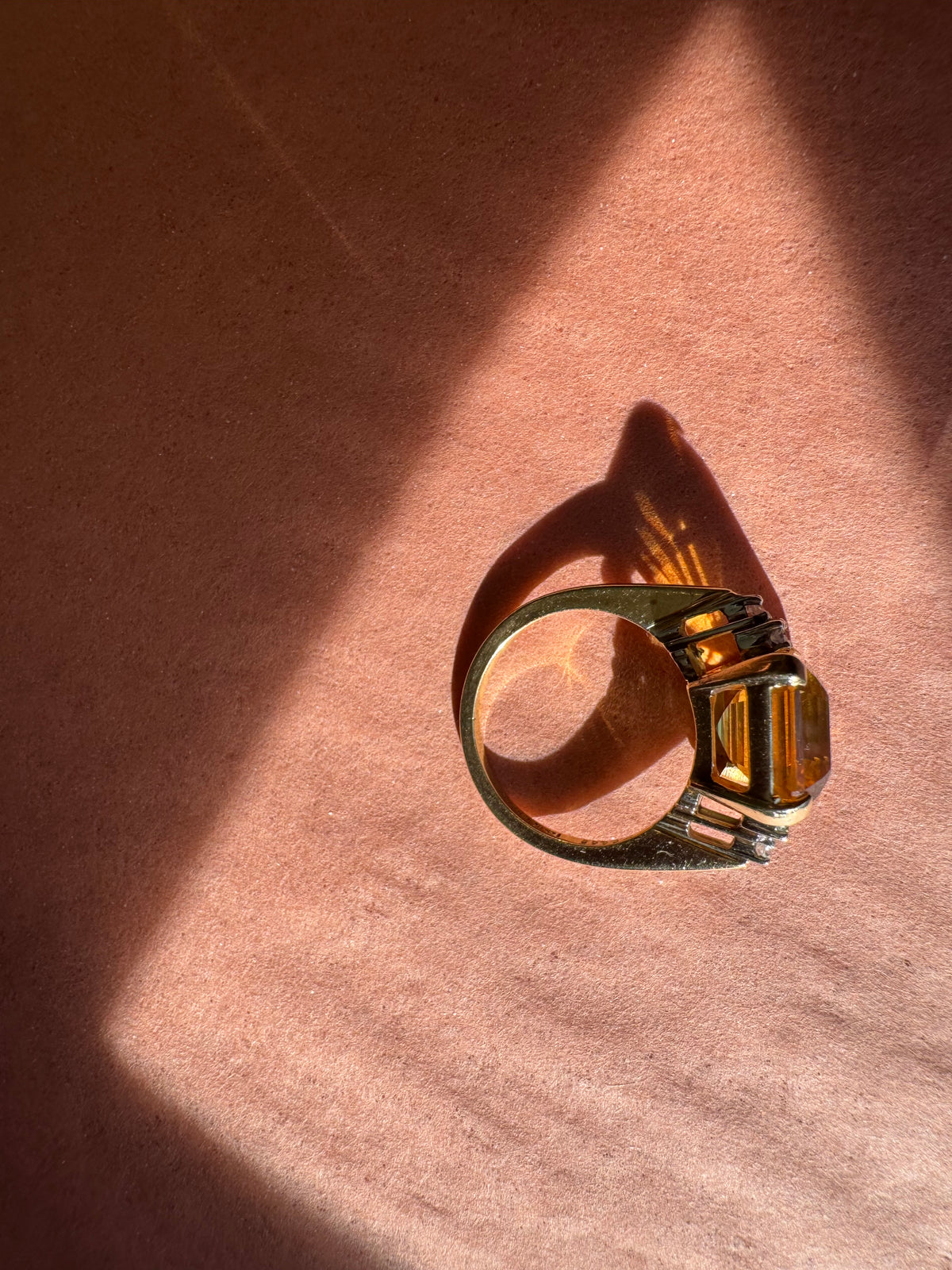 Cirtine and diamond ring c.1960