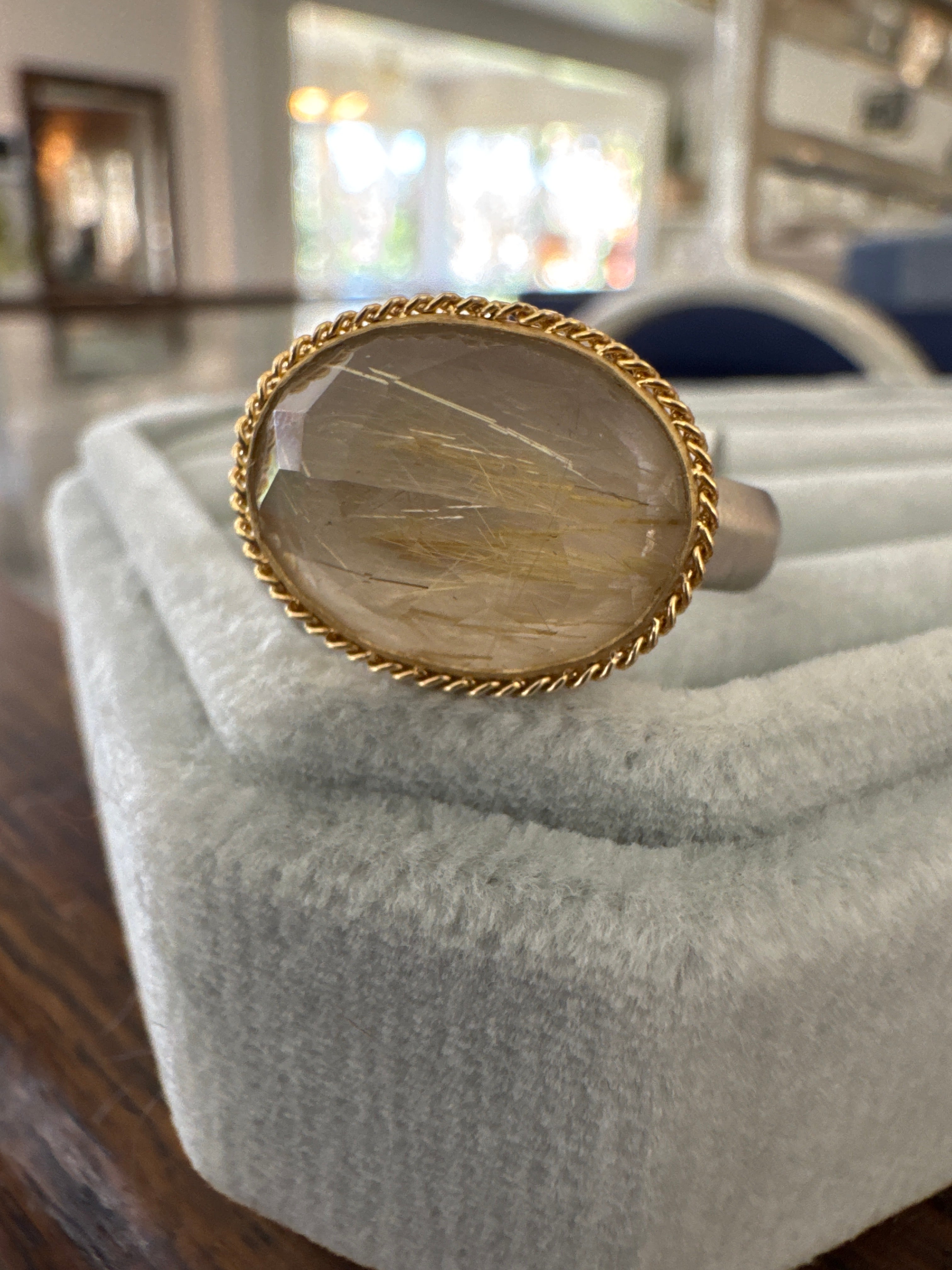 Amali Rutilated quartz ring