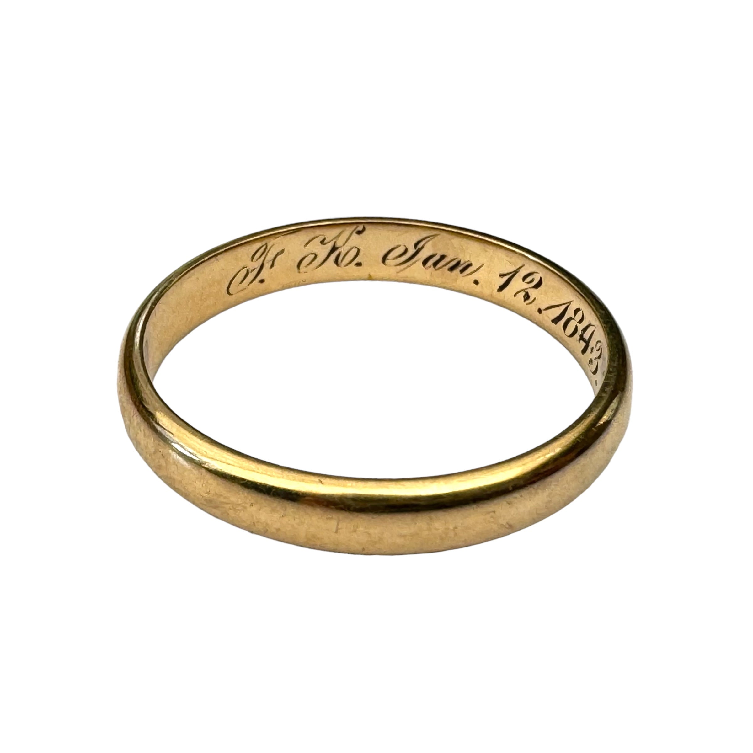 Antique Victorian Gold Wedding Band