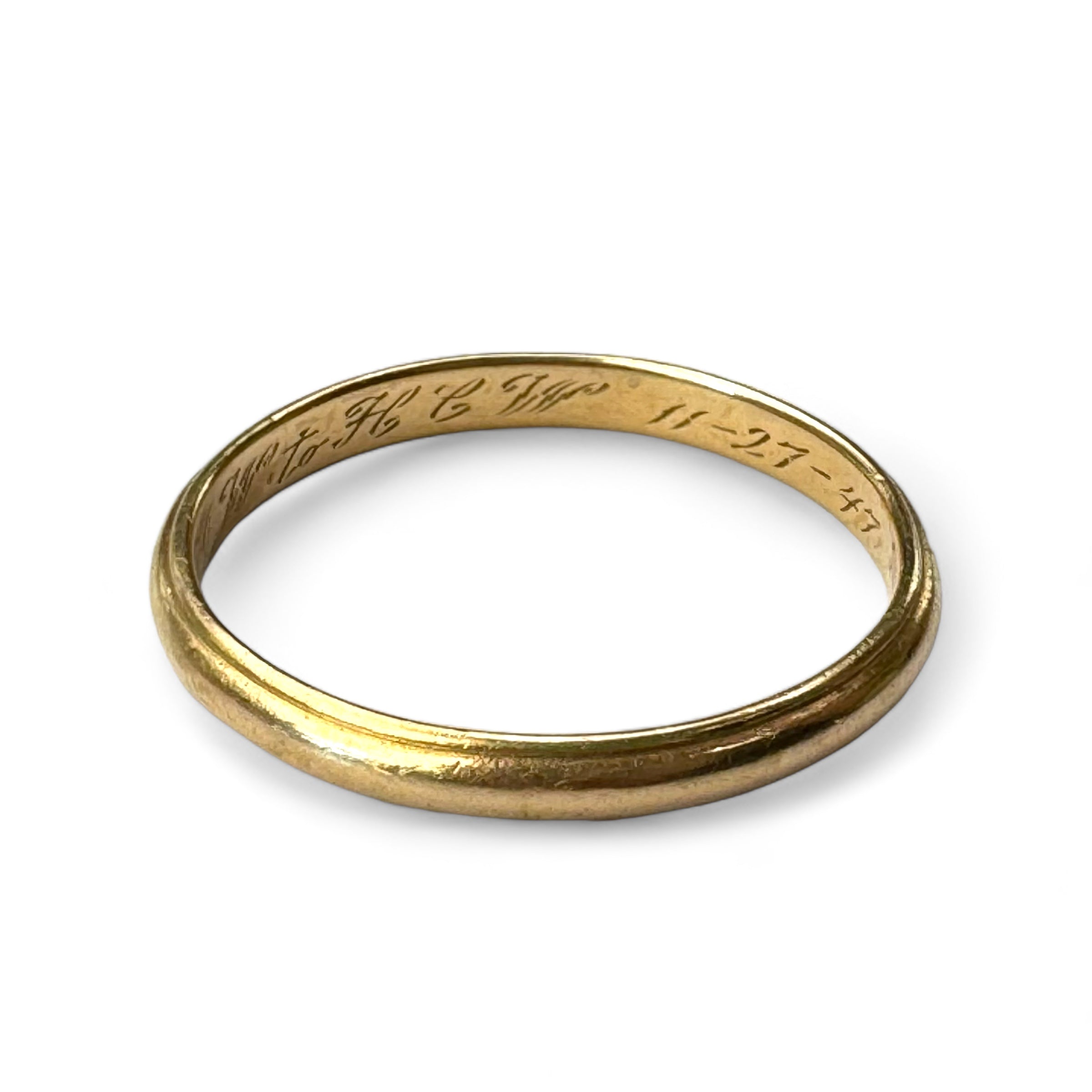 Antique Men’s Gold Wedding Band